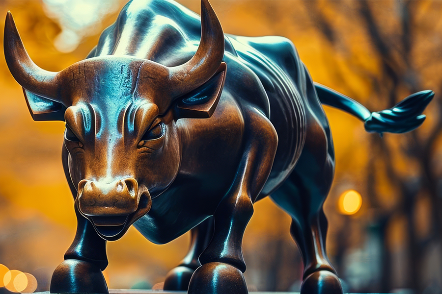 stock exchange bull